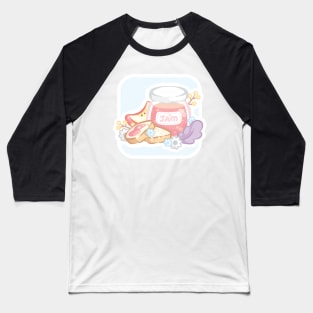 Magical Picnic Apple Jam and Toast Baseball T-Shirt